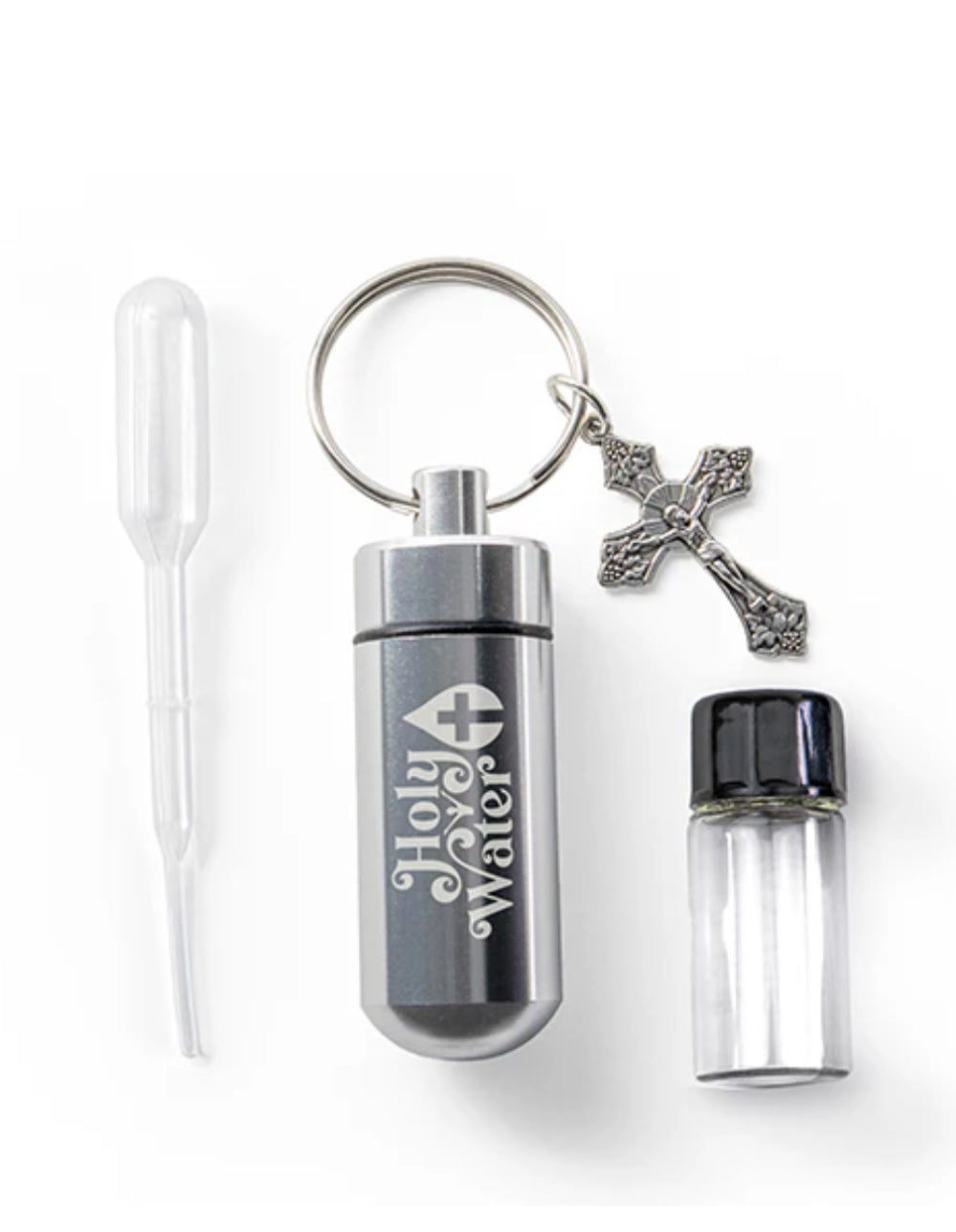 HOLY WATER BOTTLE KEYCHAIN