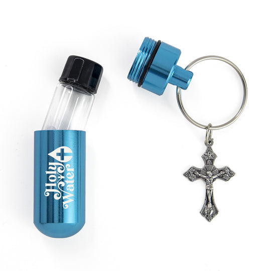 CATHOLIC HOLY WATER BOTTLE KEYCHAIN KIT (Copy) (Copy)
