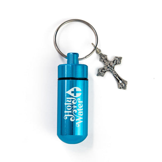 CATHOLIC HOLY WATER BOTTLE KEYCHAIN KIT (Copy) (Copy)