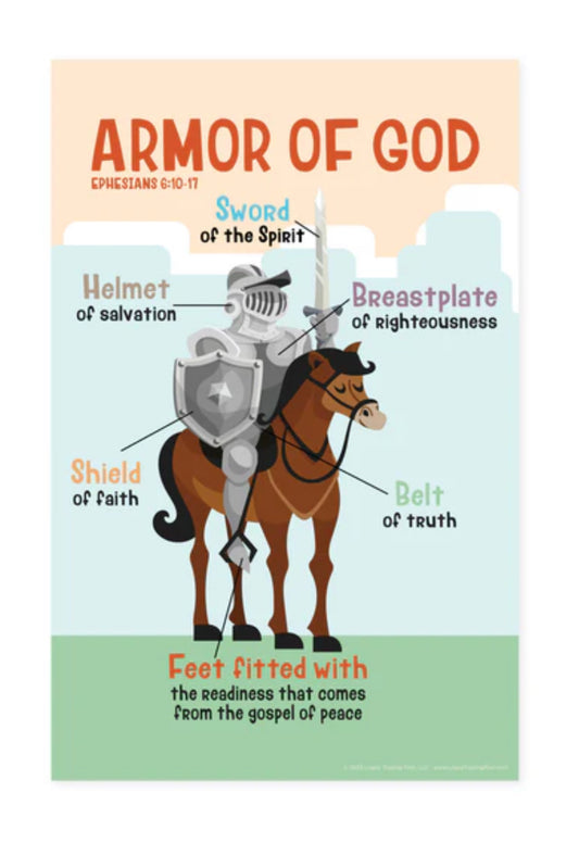 CHILDREN'S POSTER PRINTS /ARMOR OF GOD