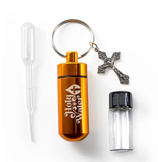 HOLY WATER BOTTLE KEYCHAIN
