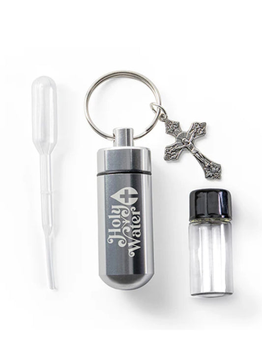 HOLY WATER BOTTLE KEYCHAIN
